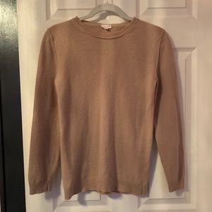 Camel Cuyana Cashmere/Wool Sweater